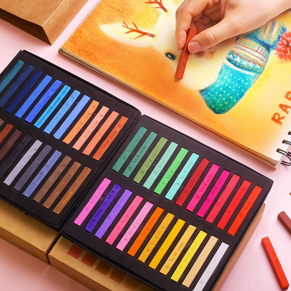 48-Color Square Pastel Set