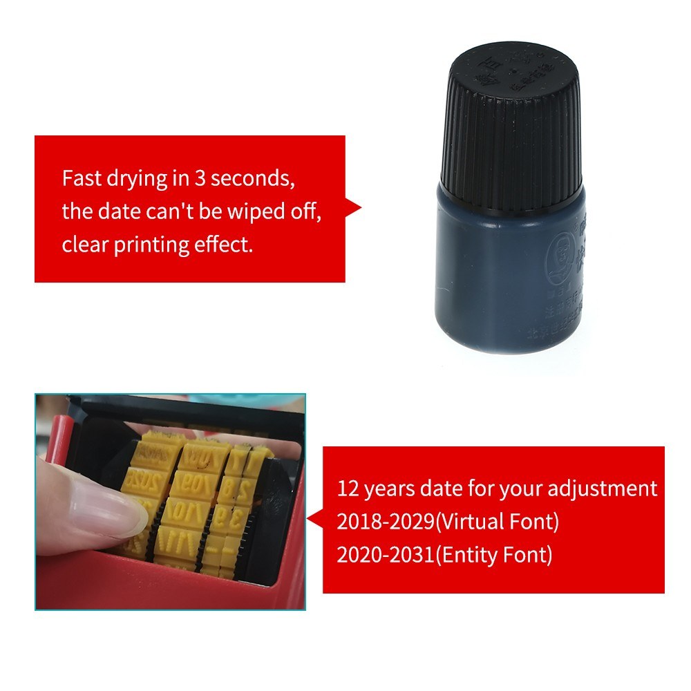 Portable Handheld Date Stamp Printer