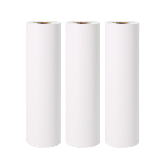 Poooli White Non-Adhesive Thermal Paper Roll, 110x30mm