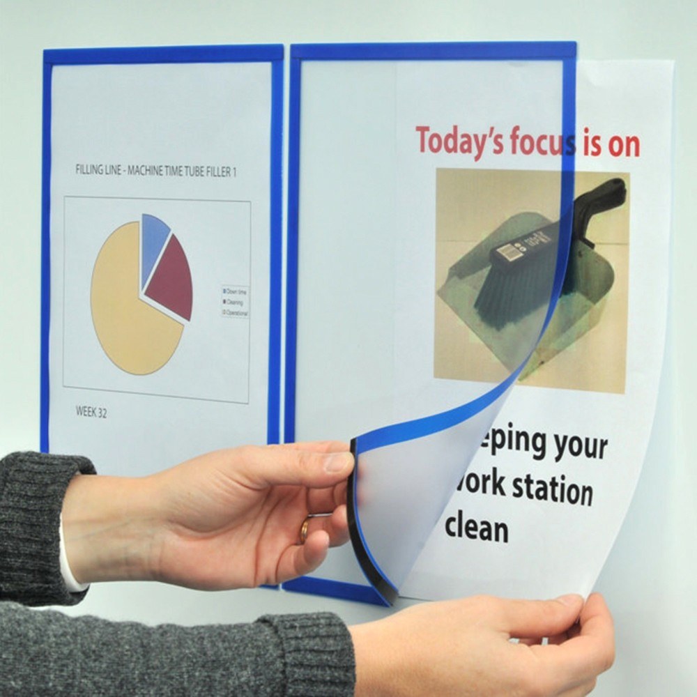 Transparent Magnetic PVC Document Display Frame
