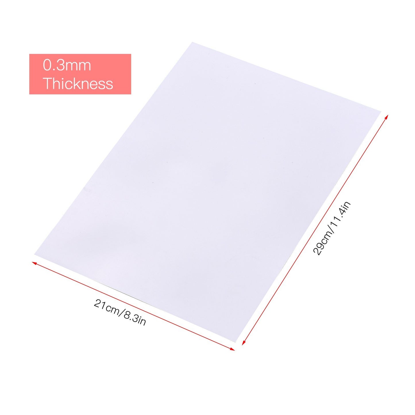 Printable White Shrink Film Kit - 25 Sheets