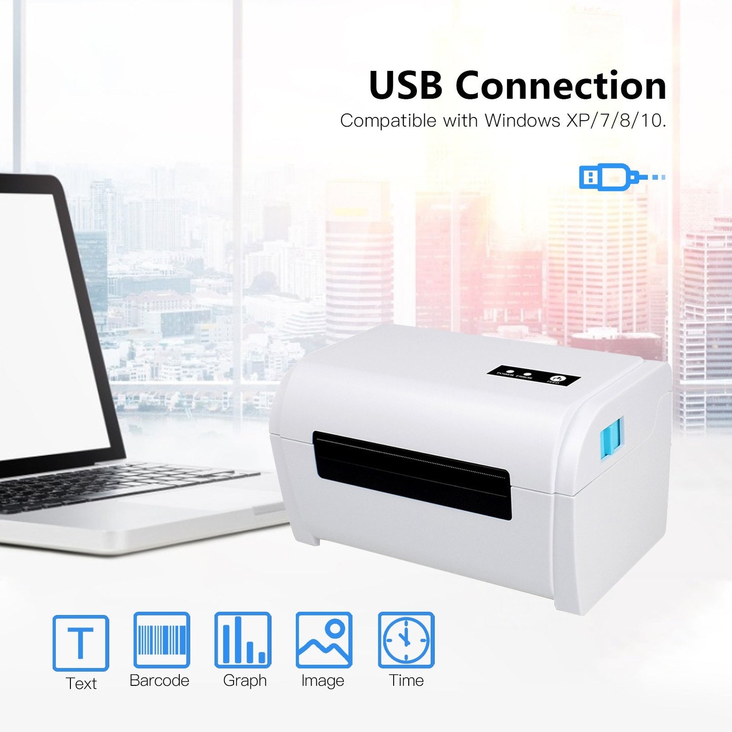 High-Speed Aibecy Thermal Shipping Label Printer