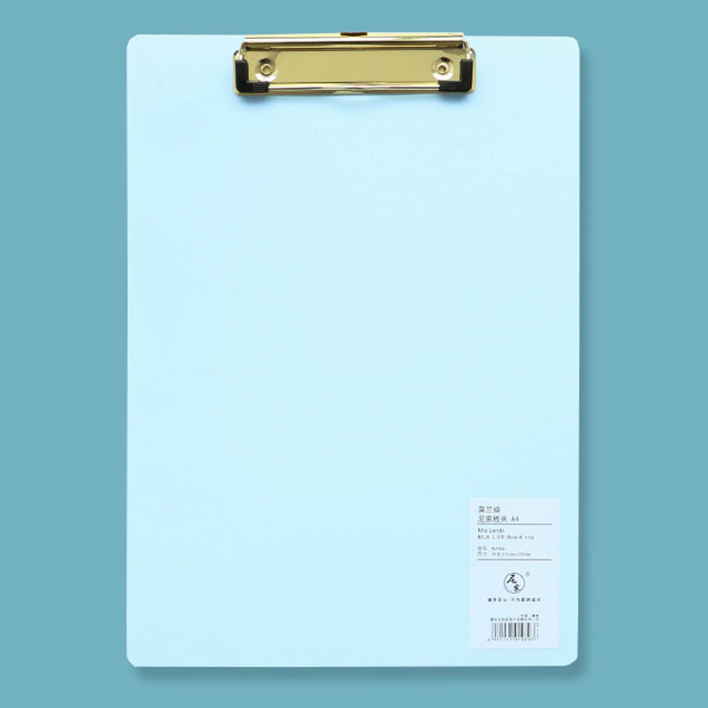 A4 Hardboard Plastic Clipboard with Hanging Hole for Students and Office Use