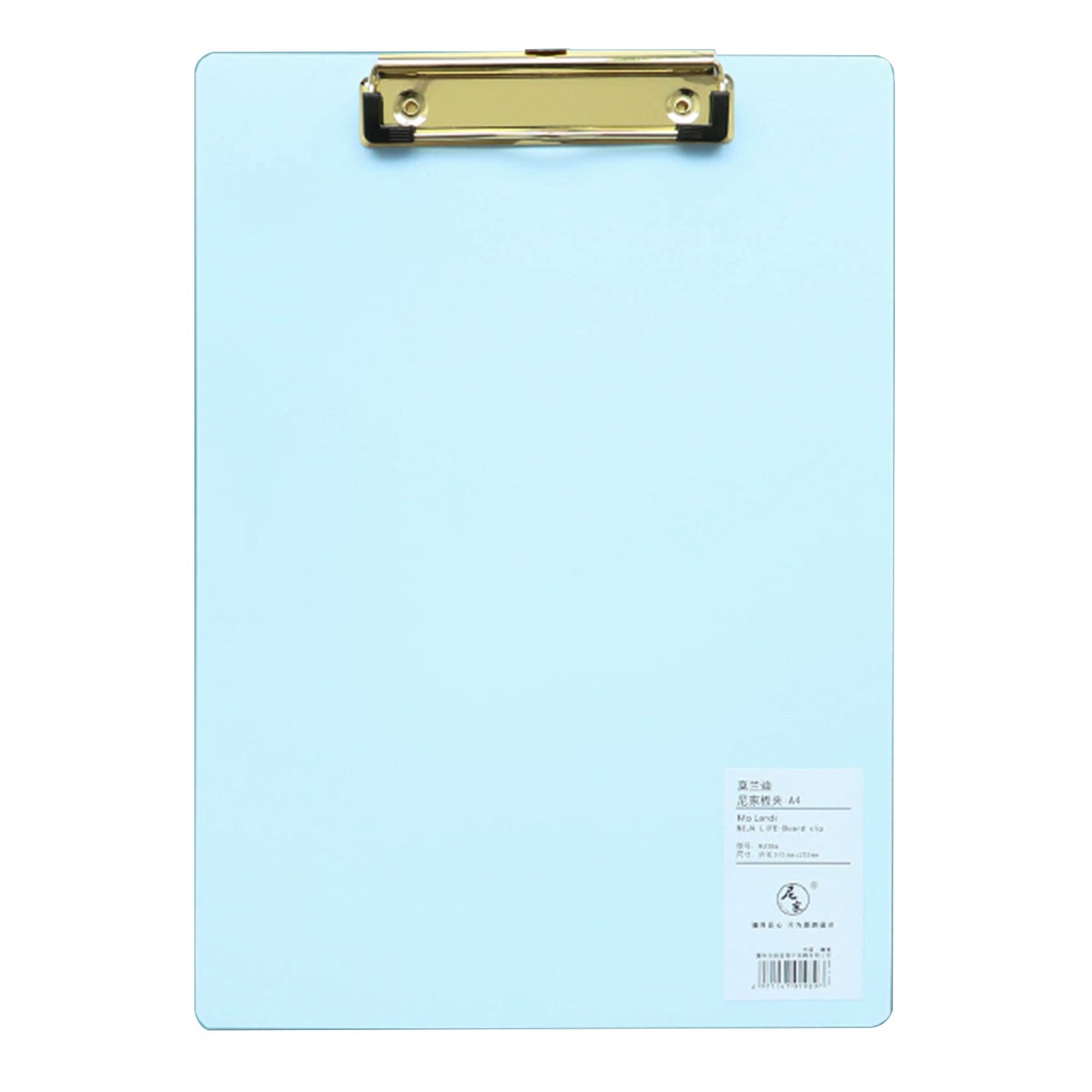 A4 Hardboard Plastic Clipboard with Hanging Hole for Students and Office Use