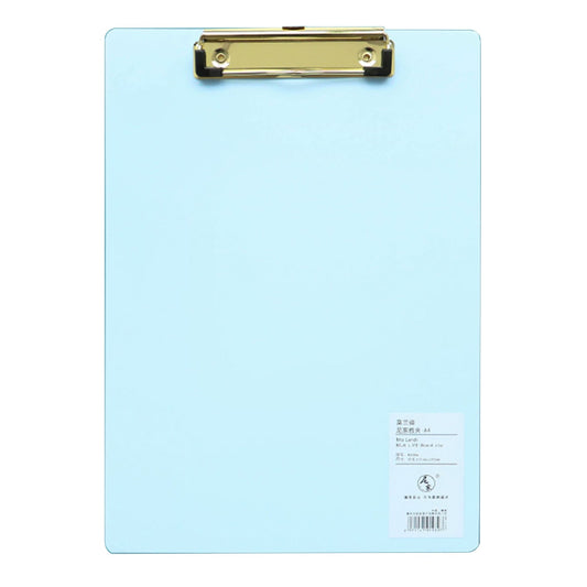 A4 Hardboard Plastic Clipboard with Hanging Hole for Students and Office Use