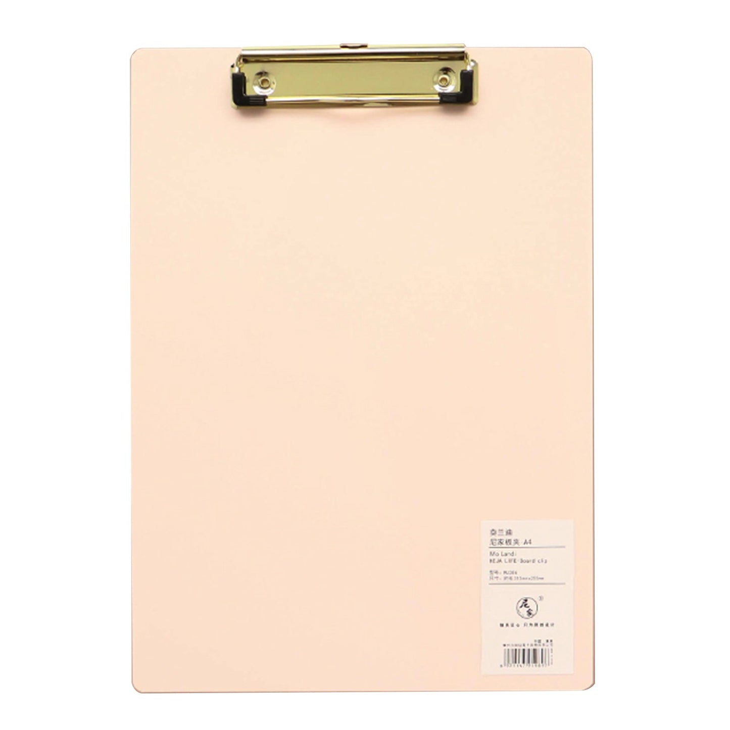 A4 Hardboard Plastic Clipboard with Hanging Hole for Students and Office Use