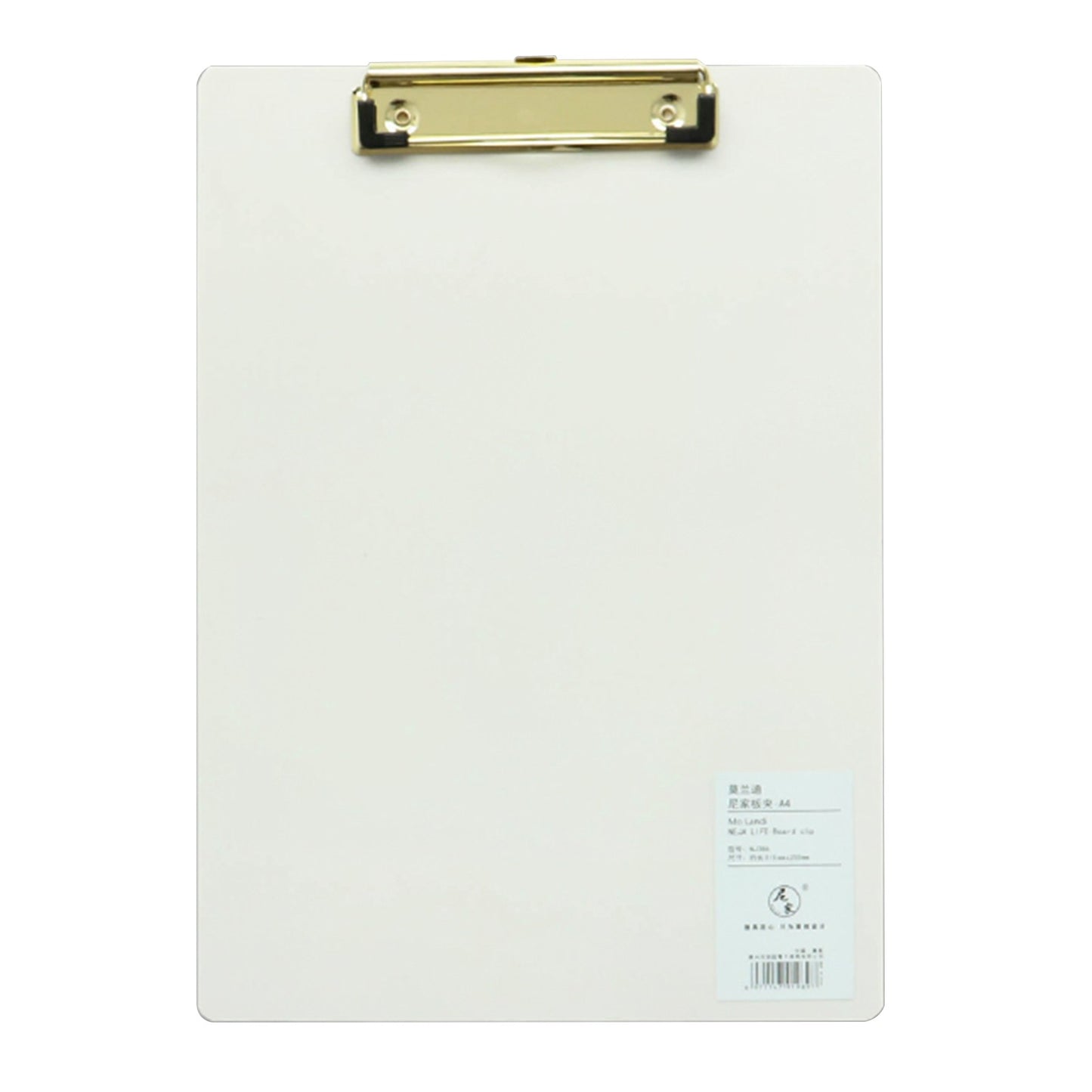 A4 Hardboard Plastic Clipboard with Hanging Hole for Students and Office Use