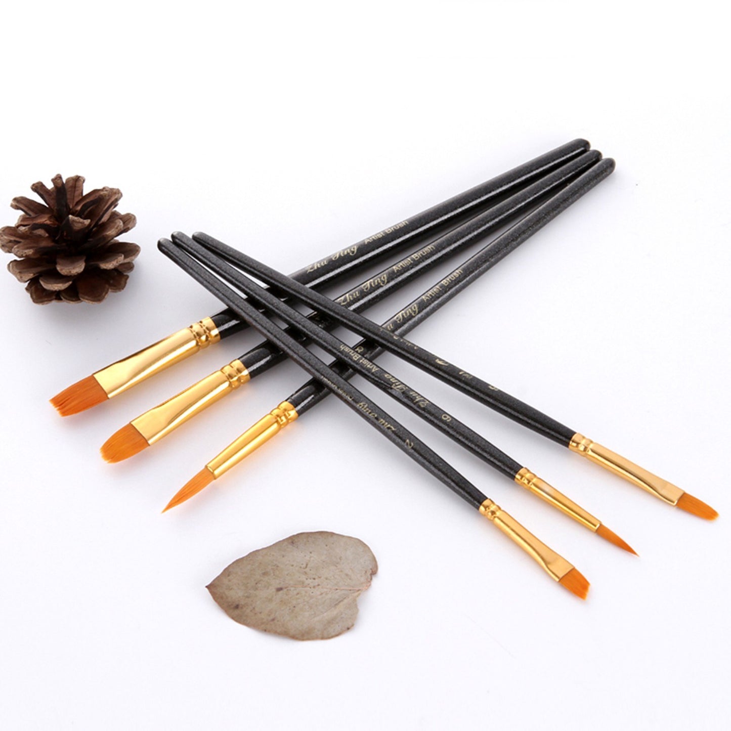 10pcs Nylon Paint Brushes Set for Artists