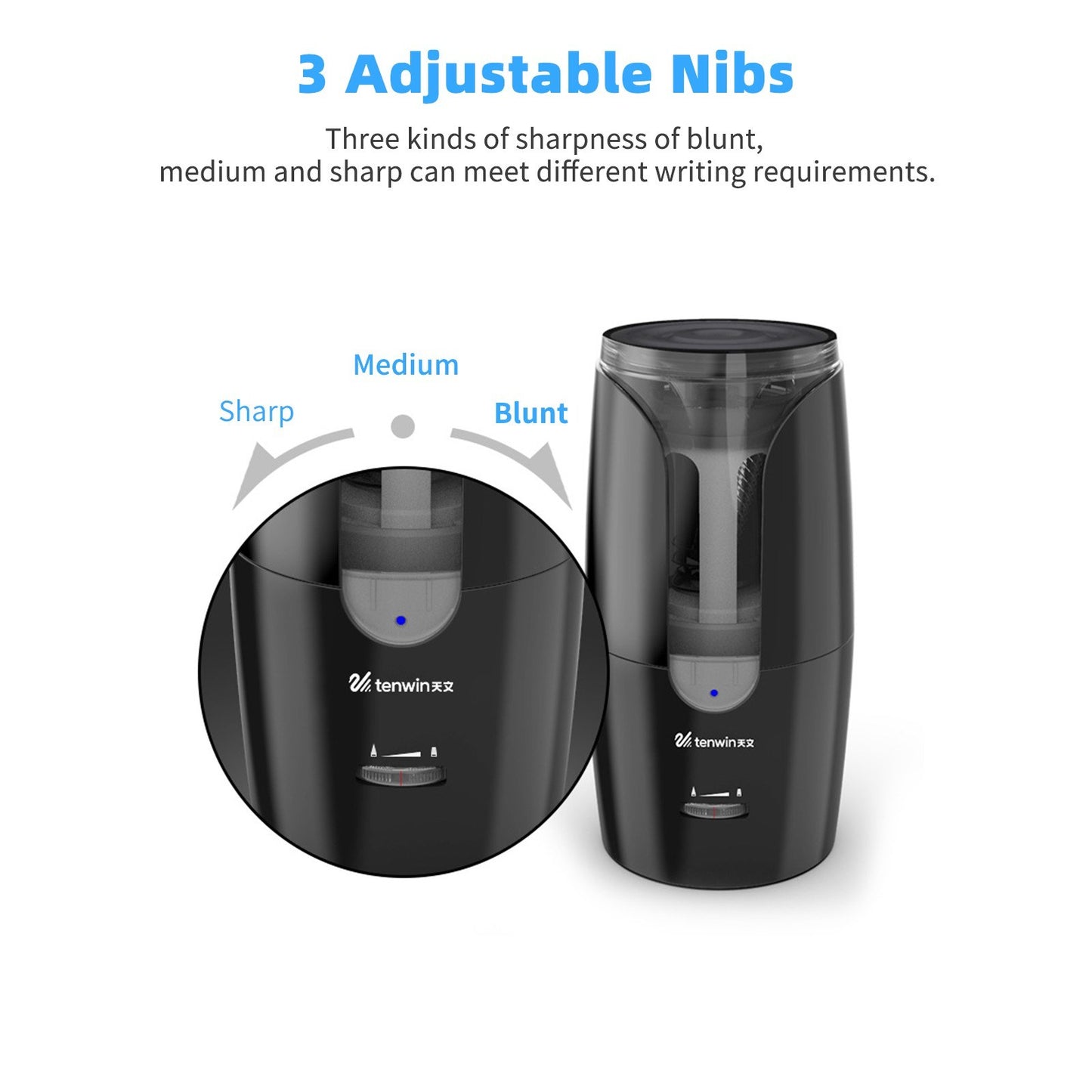 tenwin Electric Auto Pencil Sharpener