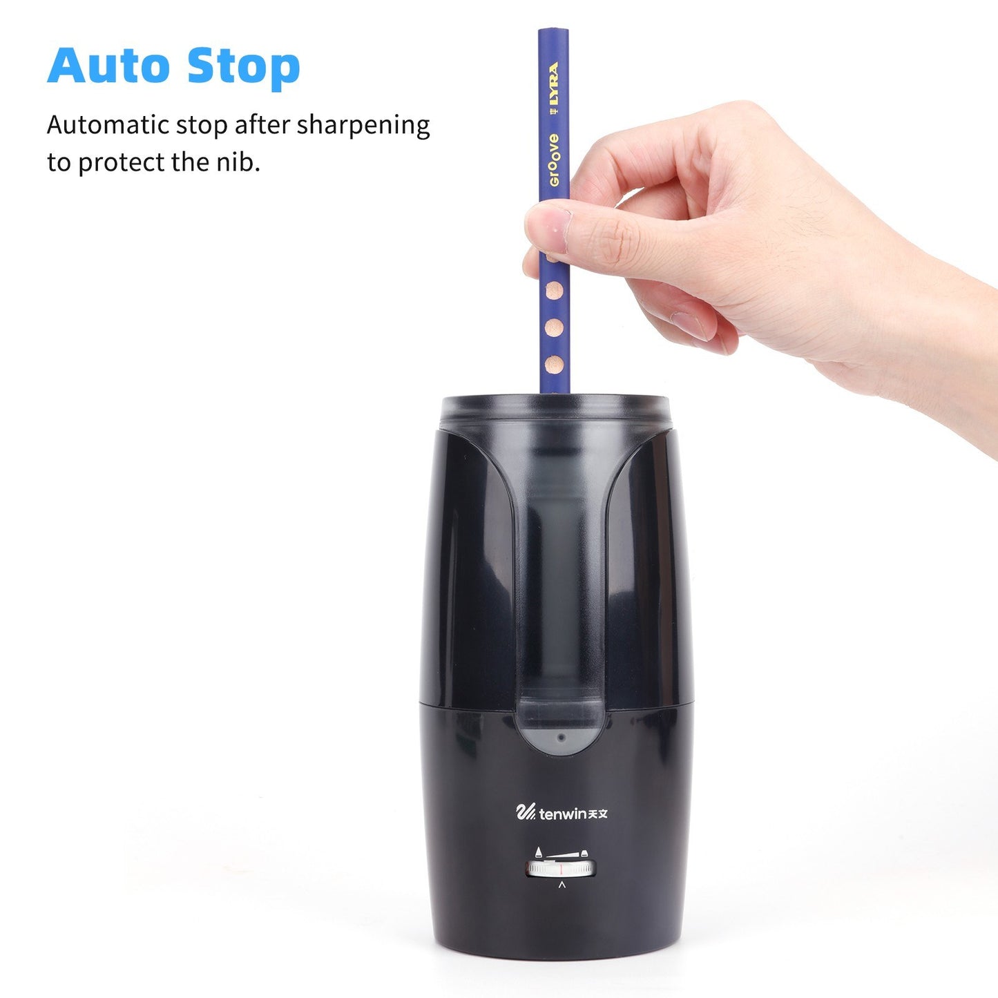 tenwin Electric Auto Pencil Sharpener