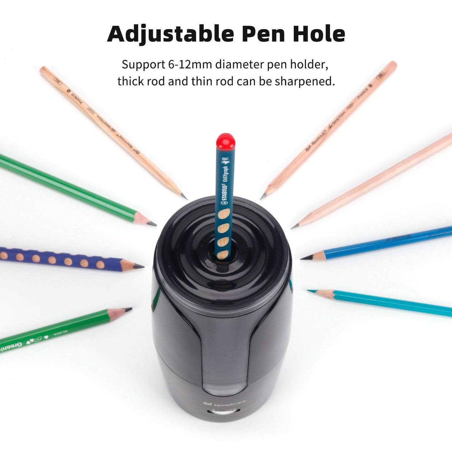 tenwin Electric Auto Pencil Sharpener
