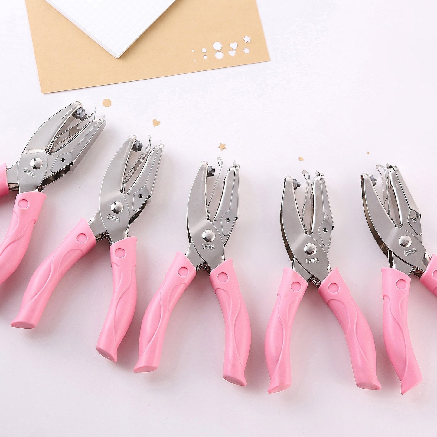 tenwin Heavy Duty Single Hole Punch, 8 Sheet Capacity for Binder, Notebook, Craft Paper, Greeting Cards, Scrapbook