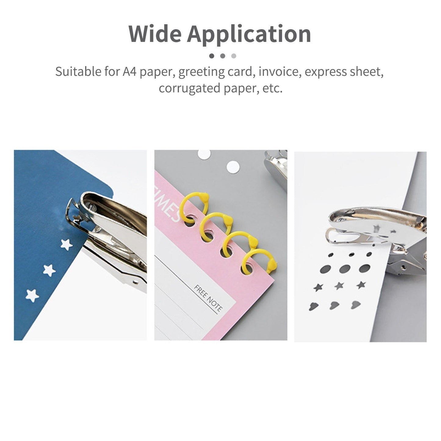 tenwin Heavy Duty Single Hole Punch, 8 Sheet Capacity for Binder, Notebook, Craft Paper, Greeting Cards, Scrapbook