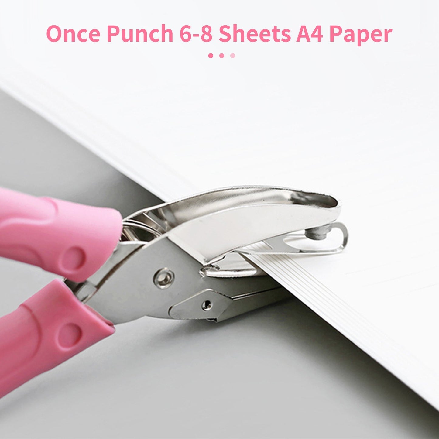 tenwin Heavy Duty Single Hole Punch, 8 Sheet Capacity for Binder, Notebook, Craft Paper, Greeting Cards, Scrapbook