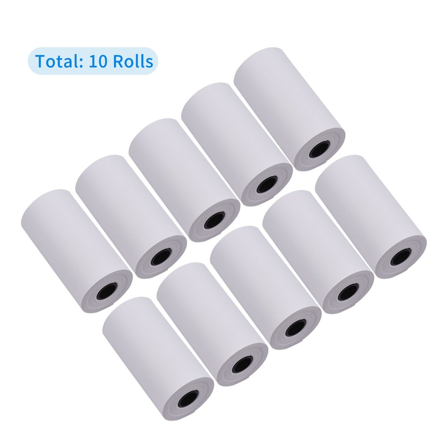 57x30mm Thermal Paper Roll for Pocket & Instant Photo Printers - White