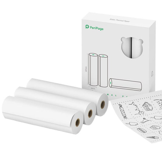PeriPage Thermal Paper Roll - 107 x 30mm Notes