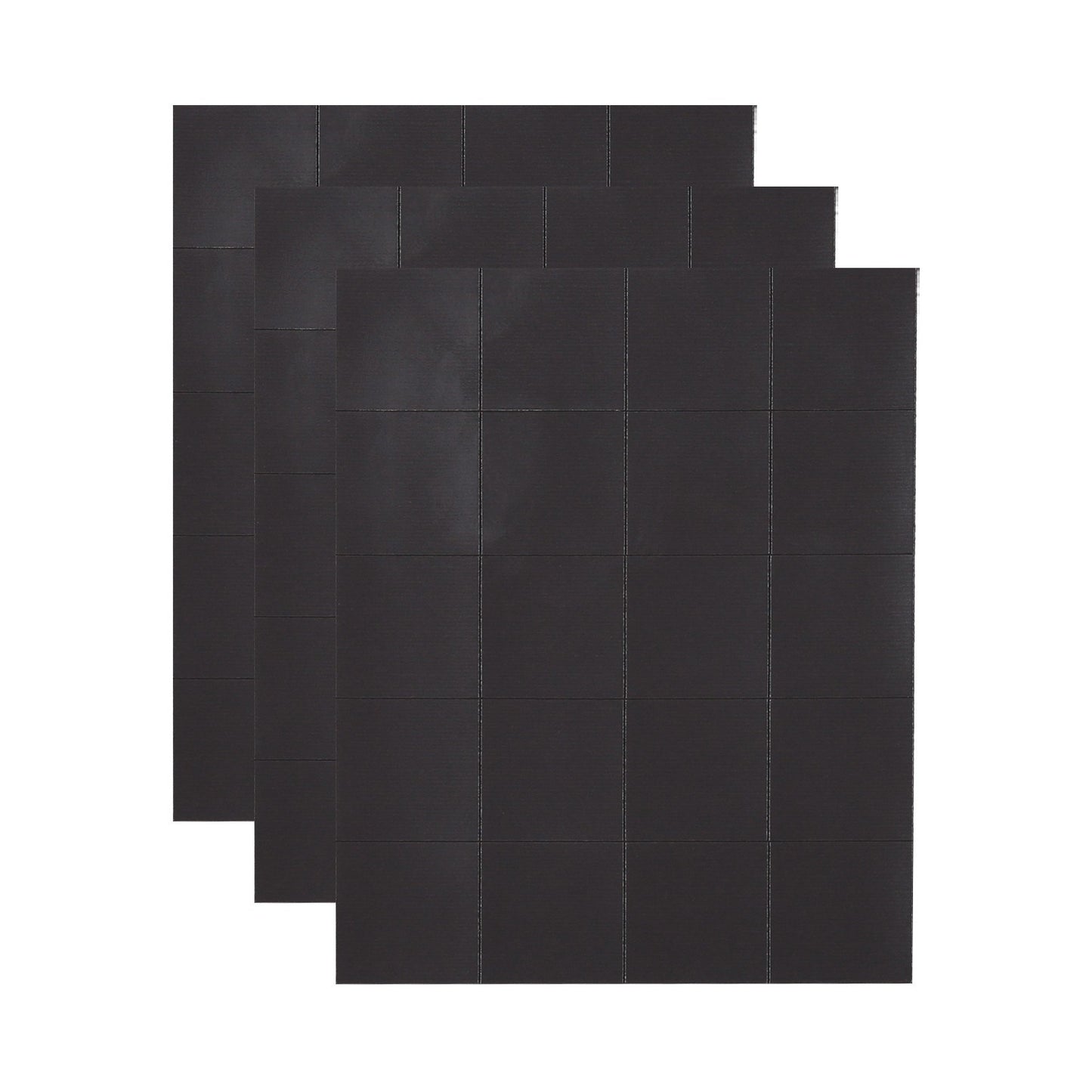 60-Pack Self-Adhesive Magnetic Squares (20x20x0.5mm) on 3 Sheets with Strong Backing for DIY Crafts, Photos, Schedules, Business Cards