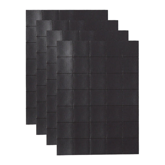 60-Pack Self-Adhesive Magnetic Squares (20x20x0.5mm) on 3 Sheets with Strong Backing for DIY Crafts, Photos, Schedules, Business Cards