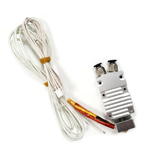 TRONXY Dual Color Hotend Extruder Kit - 0.4mm Nozzle, 24V, for 2E Model 3D Printer