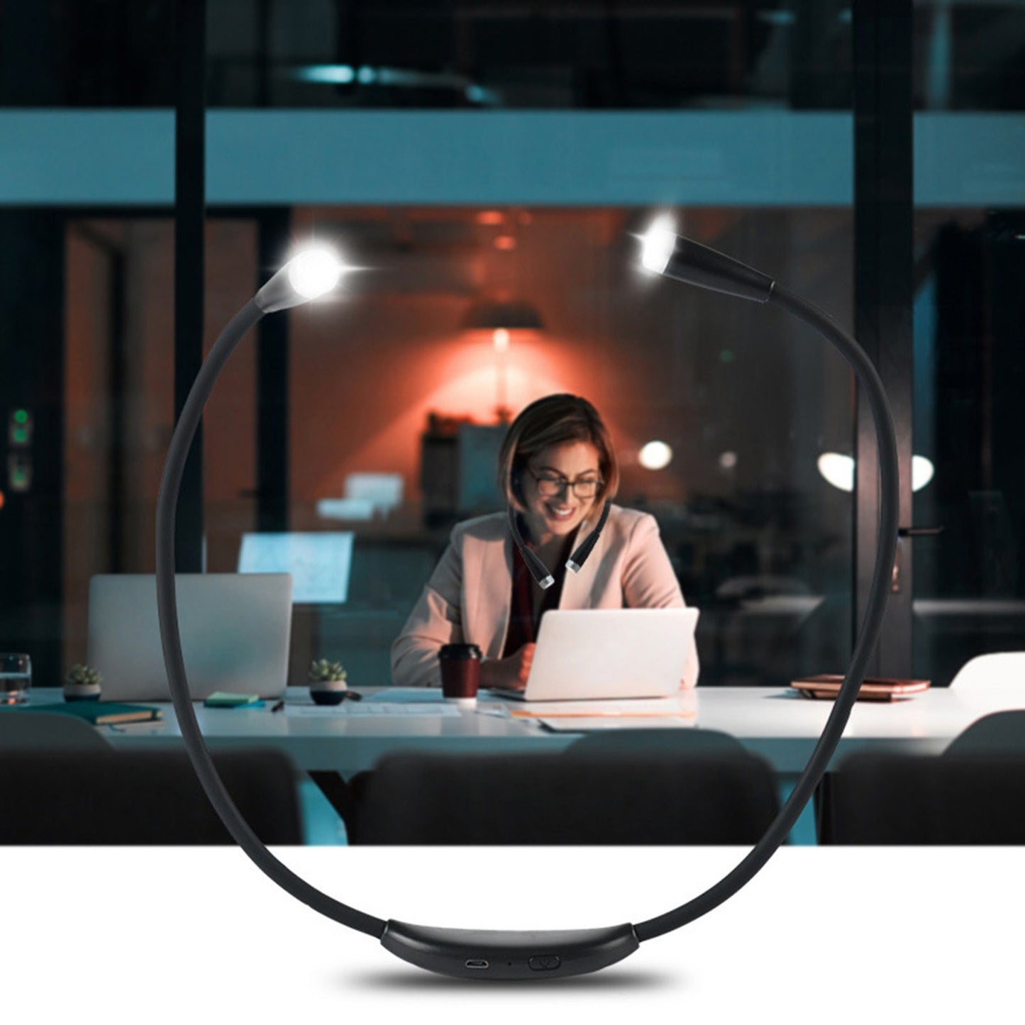 Rechargeable LED Neck Reading Light
