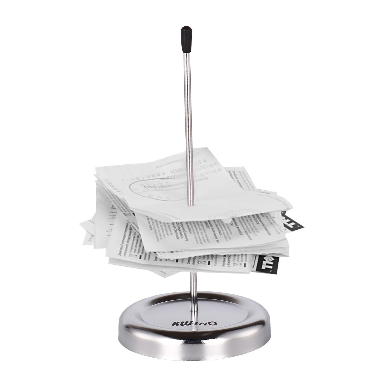 All-Metal Straight Rod Desk Receipt Holder - KW-trio