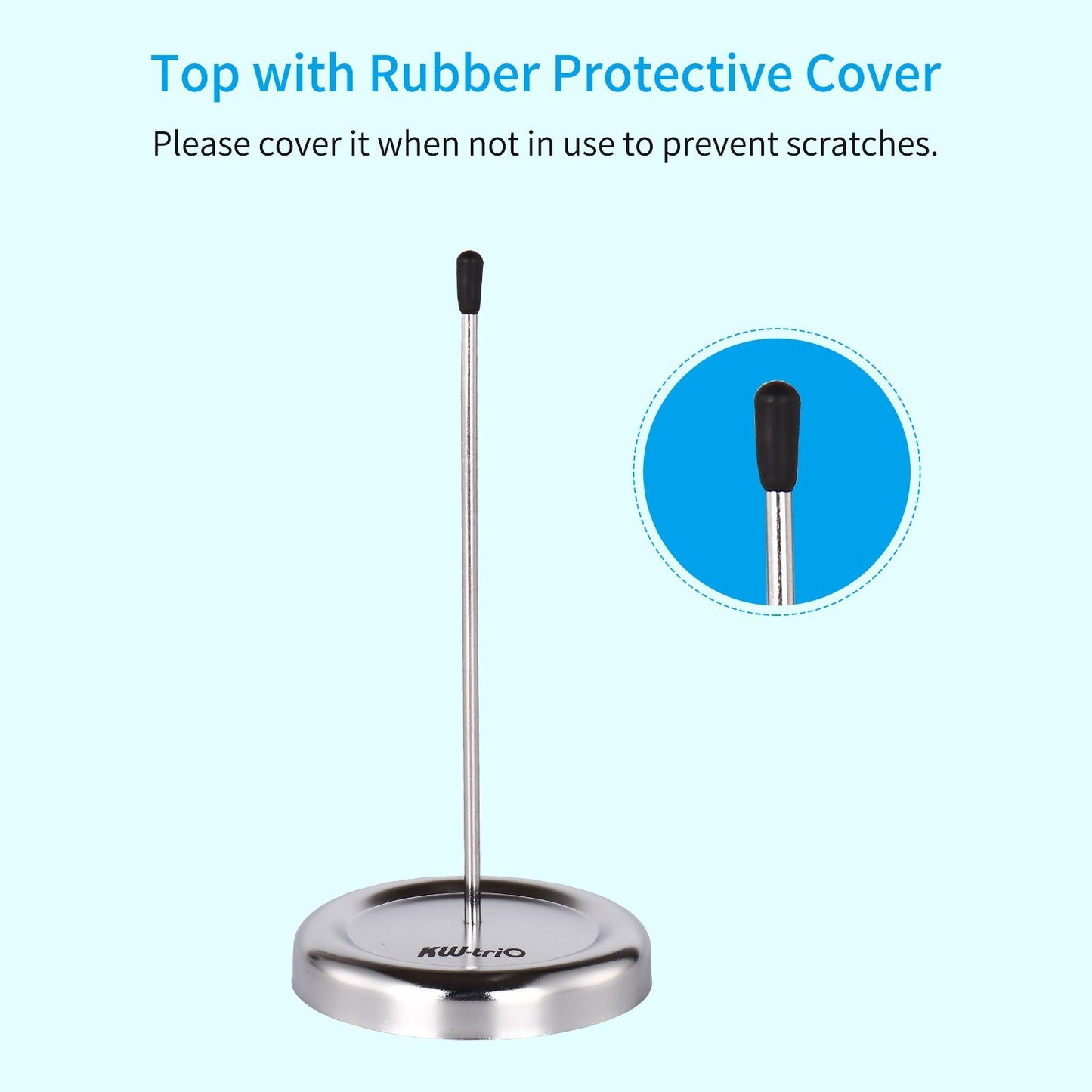 All-Metal Straight Rod Desk Receipt Holder - KW-trio
