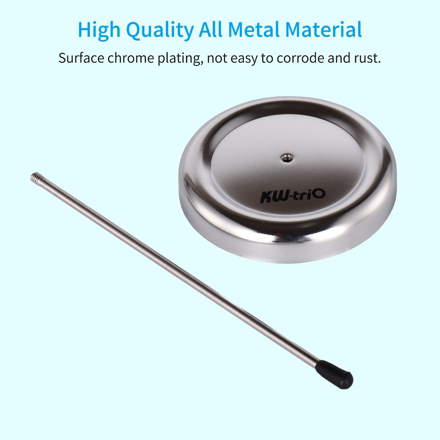 All-Metal Straight Rod Desk Receipt Holder - KW-trio