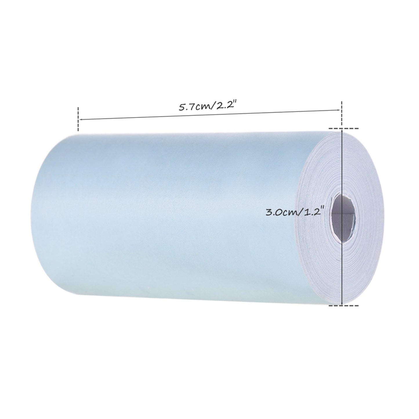 Aibecy 3-Pack 57x30mm Color Thermal Paper Rolls for PeriPage A6 & PAPERANG P1/P2 Mini Printers