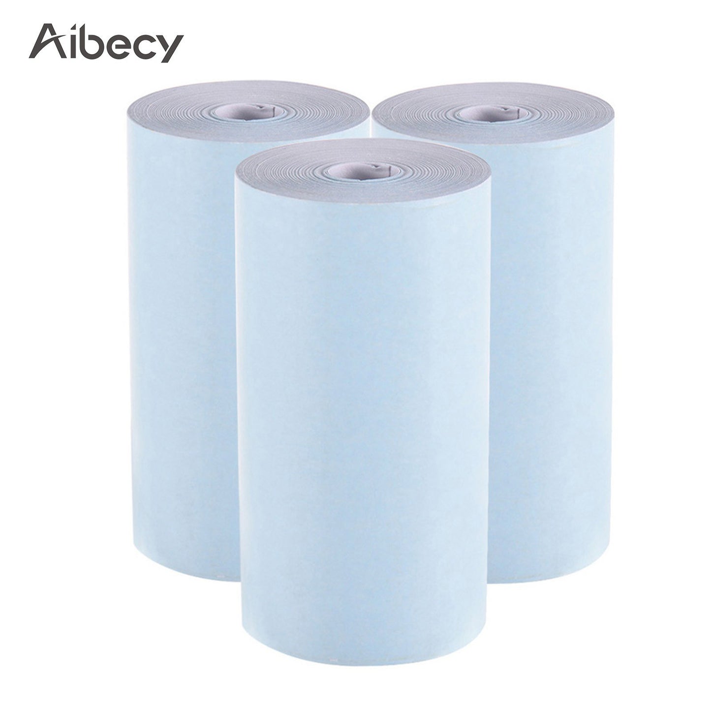 Aibecy 3-Pack 57x30mm Color Thermal Paper Rolls for PeriPage A6 & PAPERANG P1/P2 Mini Printers