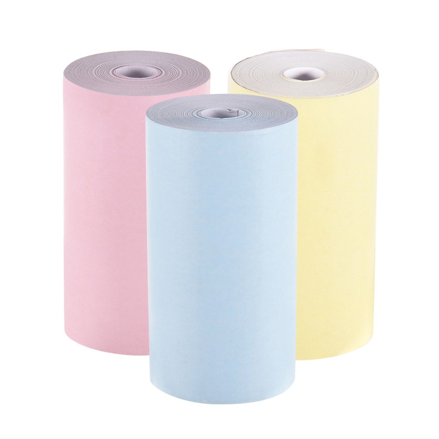 Aibecy 3-Pack 57x30mm Color Thermal Paper Rolls for PeriPage A6 & PAPERANG P1/P2 Mini Printers
