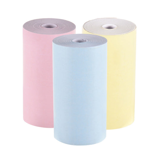 Aibecy 3-Pack 57x30mm Color Thermal Paper Rolls for PeriPage A6 & PAPERANG P1/P2 Mini Printers