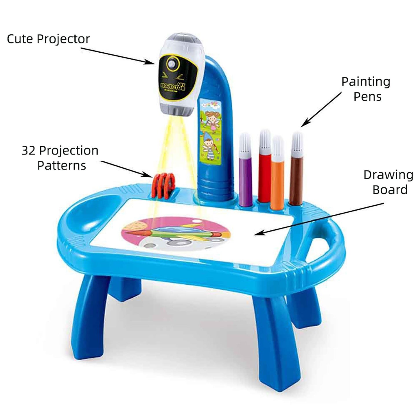 Kids Tracing & Drawing Projector Art Desk