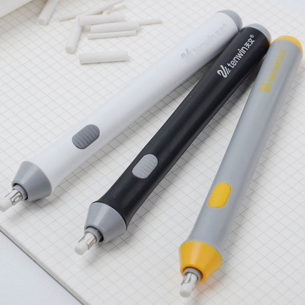 Battery Operated Electric Eraser Kit with 22 Refills for Students, Artists, Drawing & Sketching