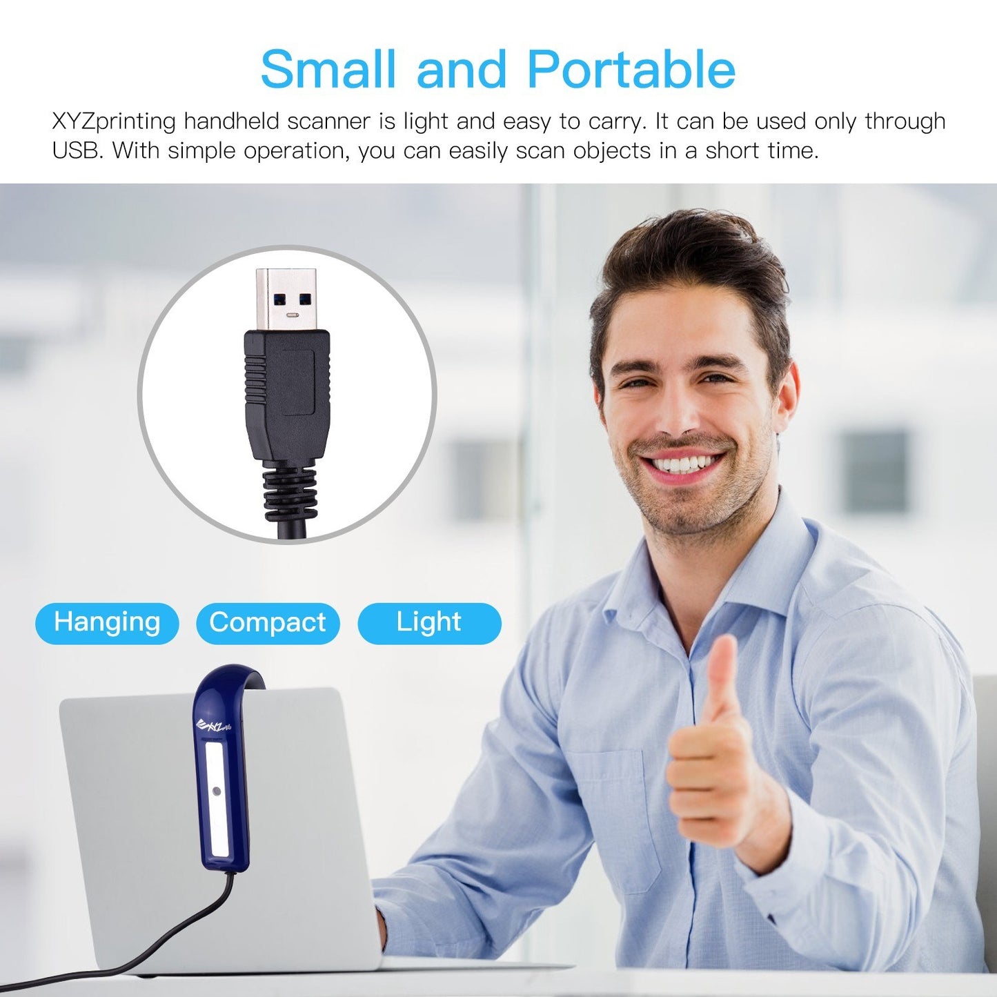 Full Color Handheld 3D Scanner - XYZprinting