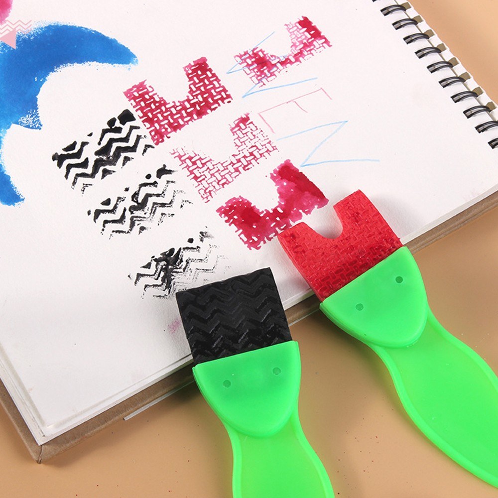 25PCS Kids Washable Paint Brushes & Sponge Set for DIY Art Toys - Perfect for Toddlers, Acrylic Crafts, Rock & Tempera Painting Gifts