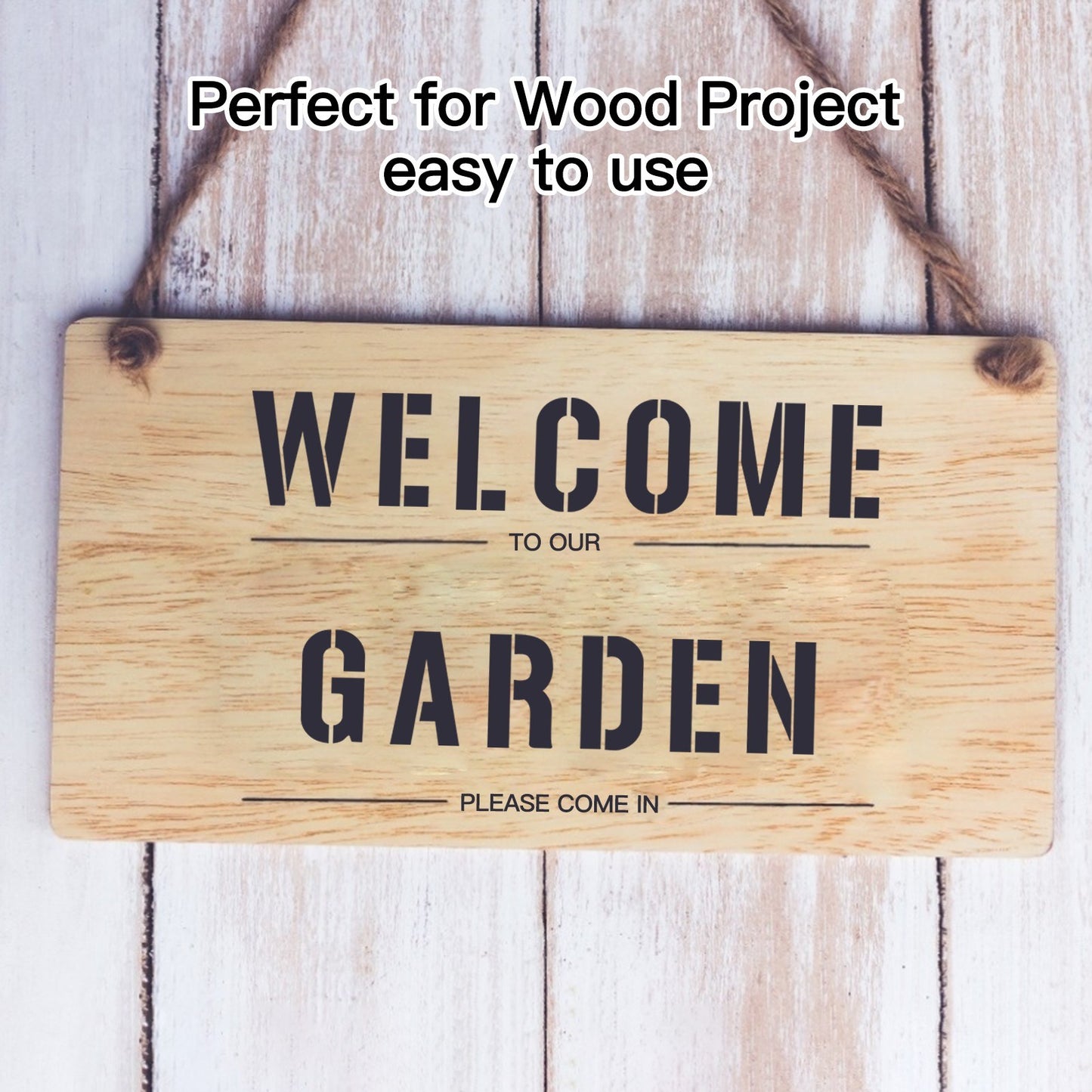 40PCS Reusable Alphabet & Number Stencils - Eco-friendly PET Templates for Wood, Fabric, Wall & More