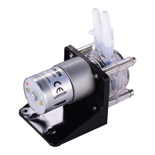 High Flow GROTHEN DC 12V Peristaltic Dosing Pump with Silicone Tubing for Water and Liquid