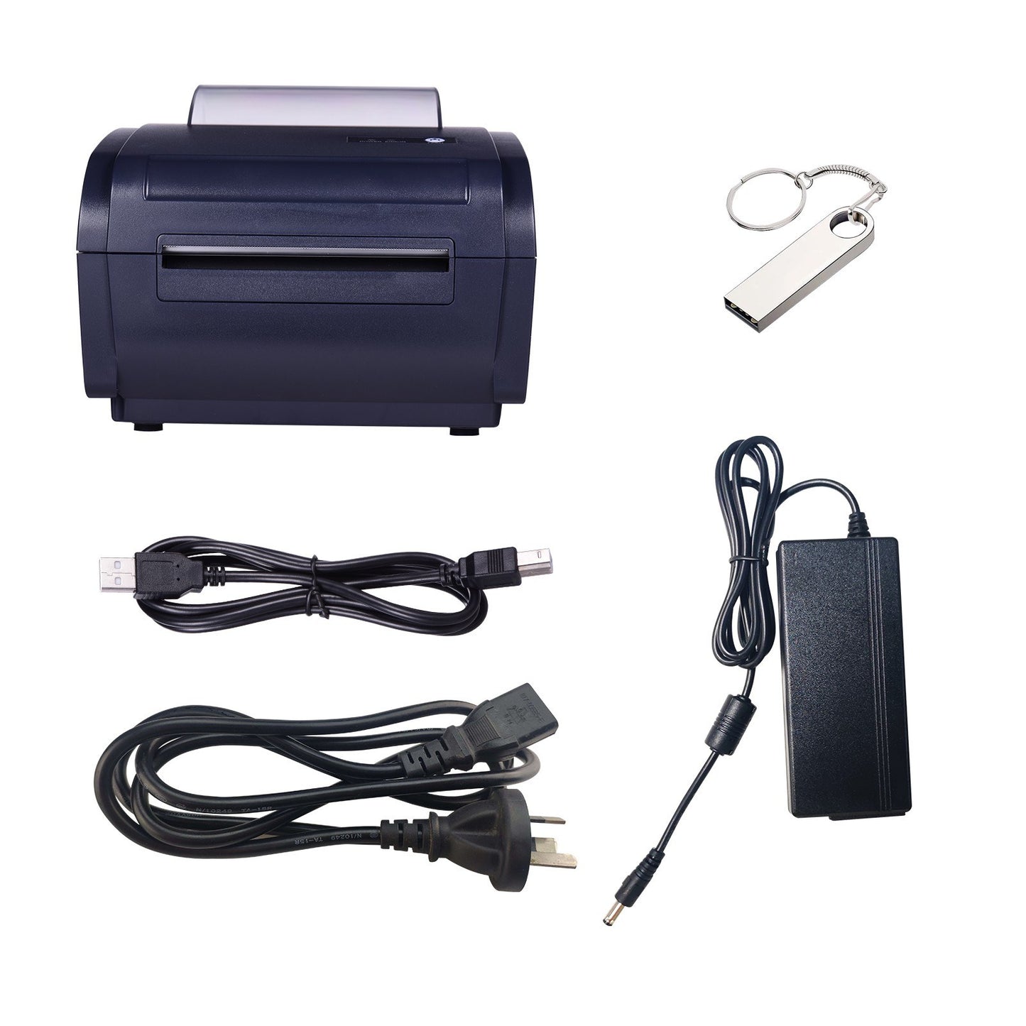 4x6 High-Speed Desktop Thermal Label Printer, USB Connectivity, Max 110mm Width, Compatible with Amazon, UPS, eBay, Shopify, FedEx for Shipping and Barcode Labels