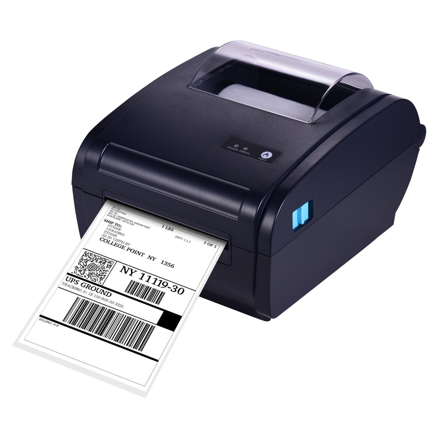 4x6 High-Speed Desktop Thermal Label Printer, USB Connectivity, Max 110mm Width, Compatible with Amazon, UPS, eBay, Shopify, FedEx for Shipping and Barcode Labels