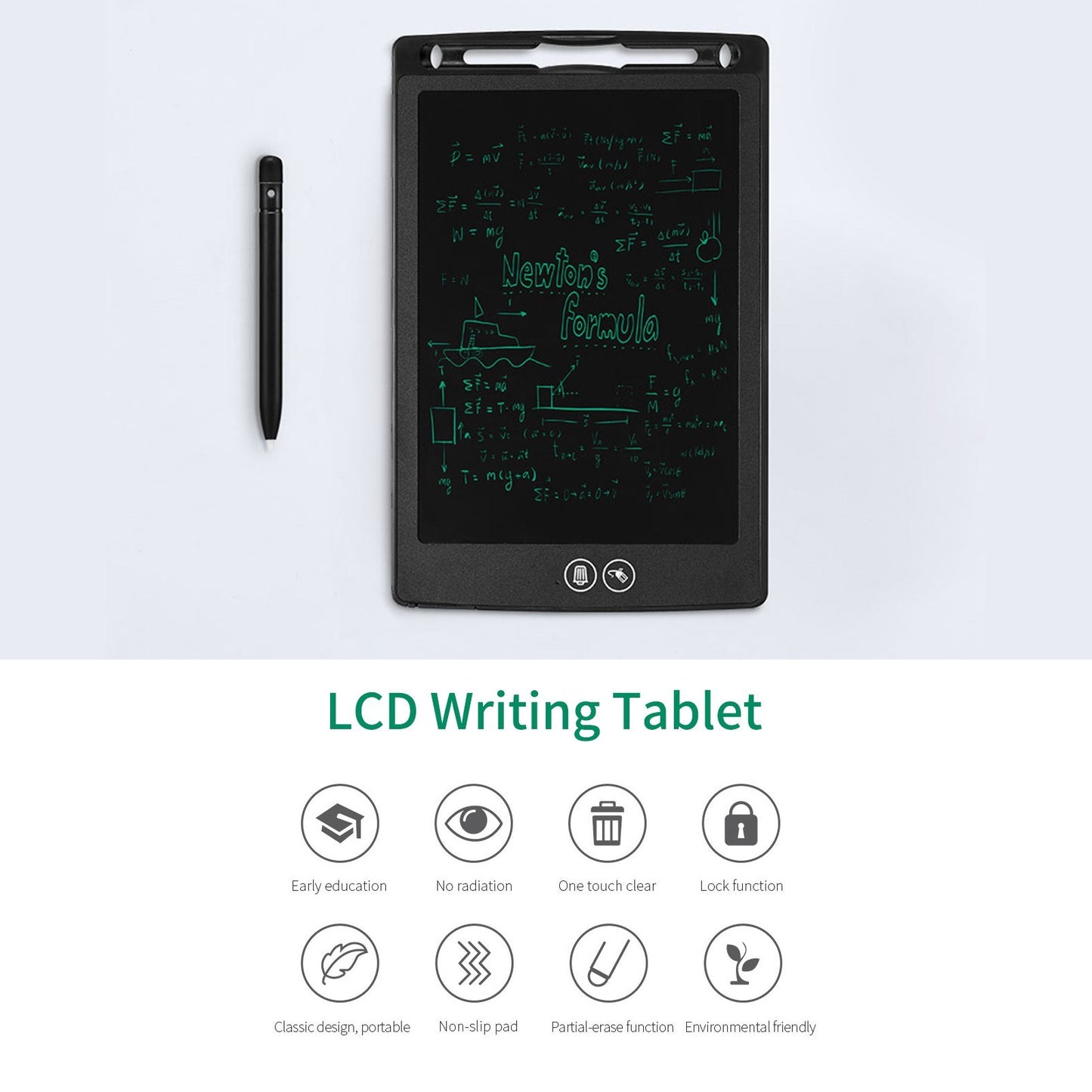 8.5 Inch LCD Writing Tablet for Kids - Colorful Doodle Drawing Pad with Magnetic Stylus, Educational Toy for Ages 3-6, Perfect for Home, Office & Gifts