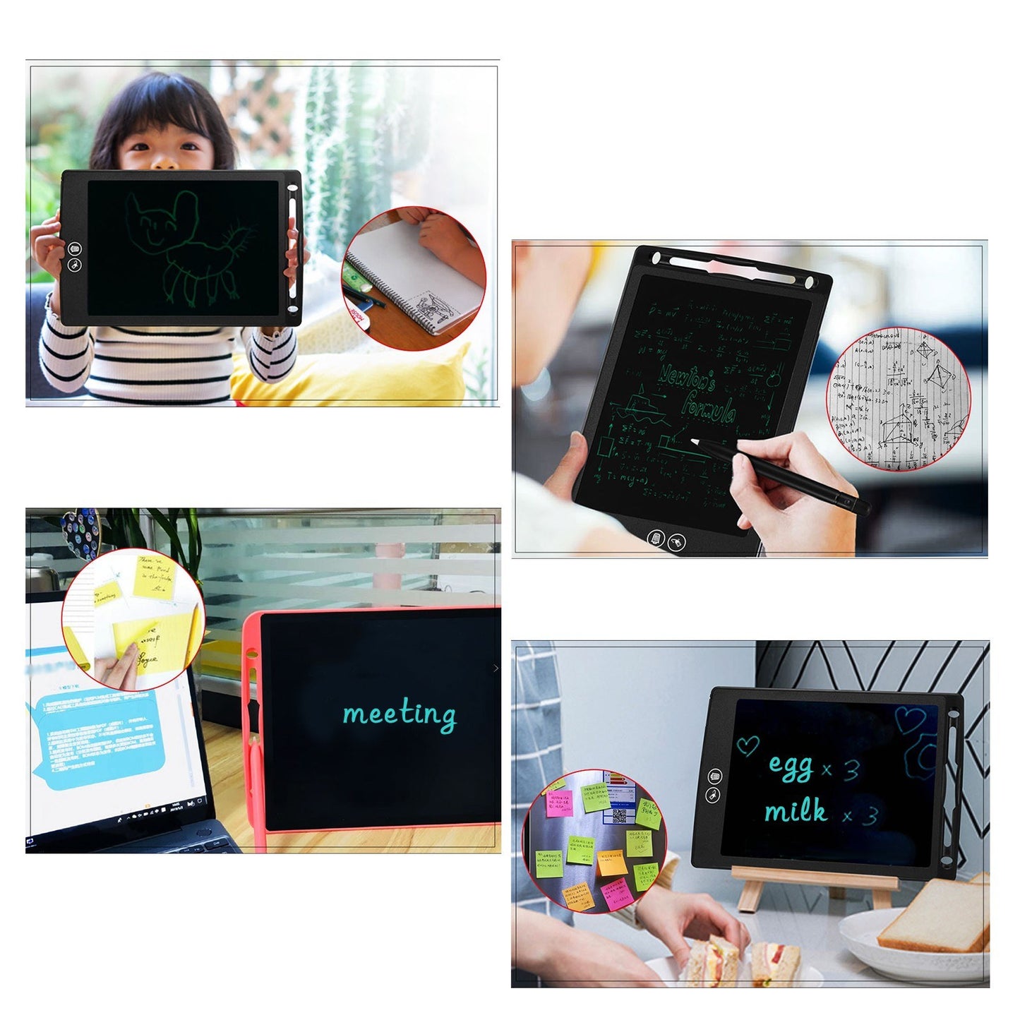 8.5 Inch LCD Writing Tablet for Kids - Colorful Doodle Drawing Pad with Magnetic Stylus, Educational Toy for Ages 3-6, Perfect for Home, Office & Gifts