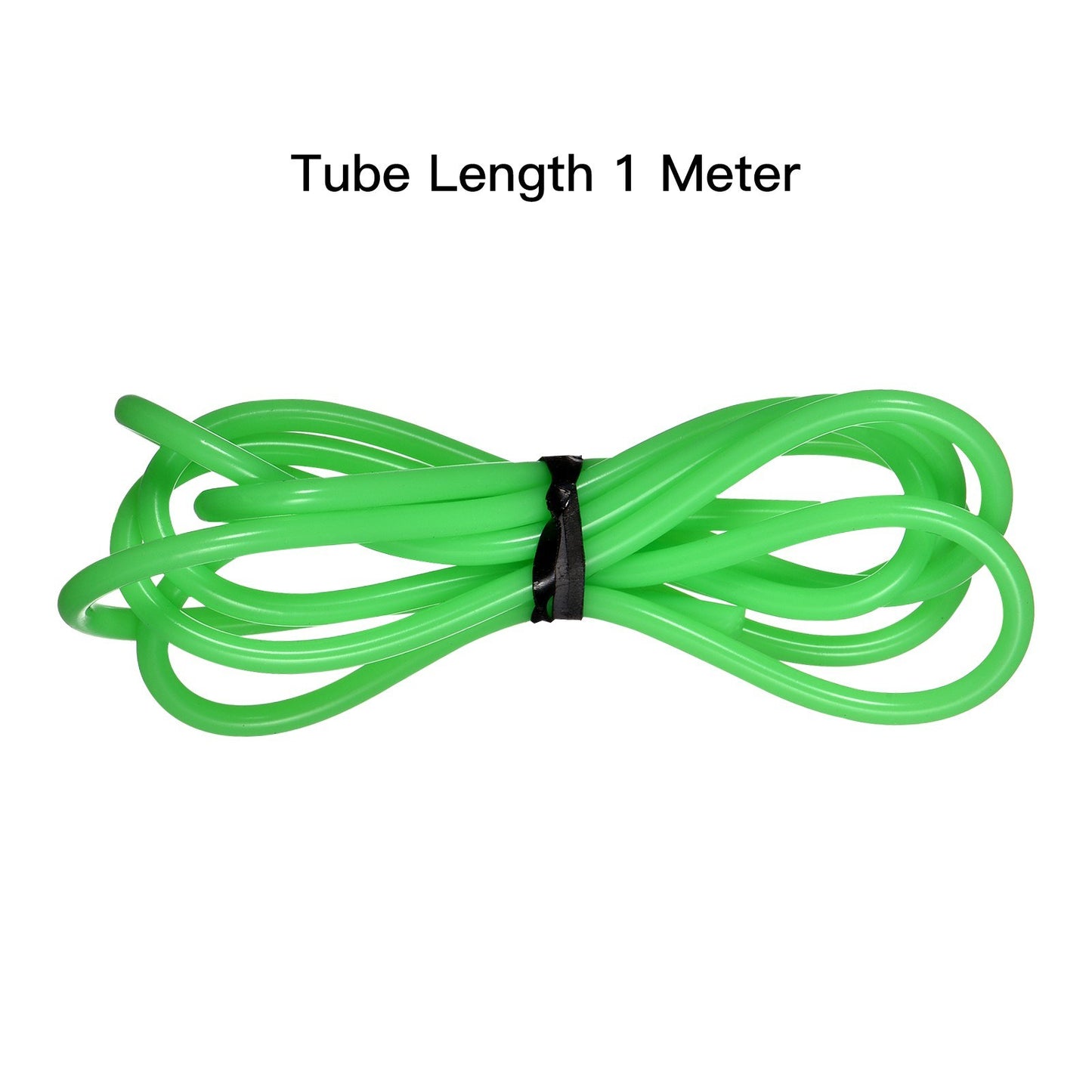 1 Meter Green Food Grade Silicone Tubing, Flexible Rubber Hose for Pump Transfer and Food Machinery, 1mm ID x 3mm OD