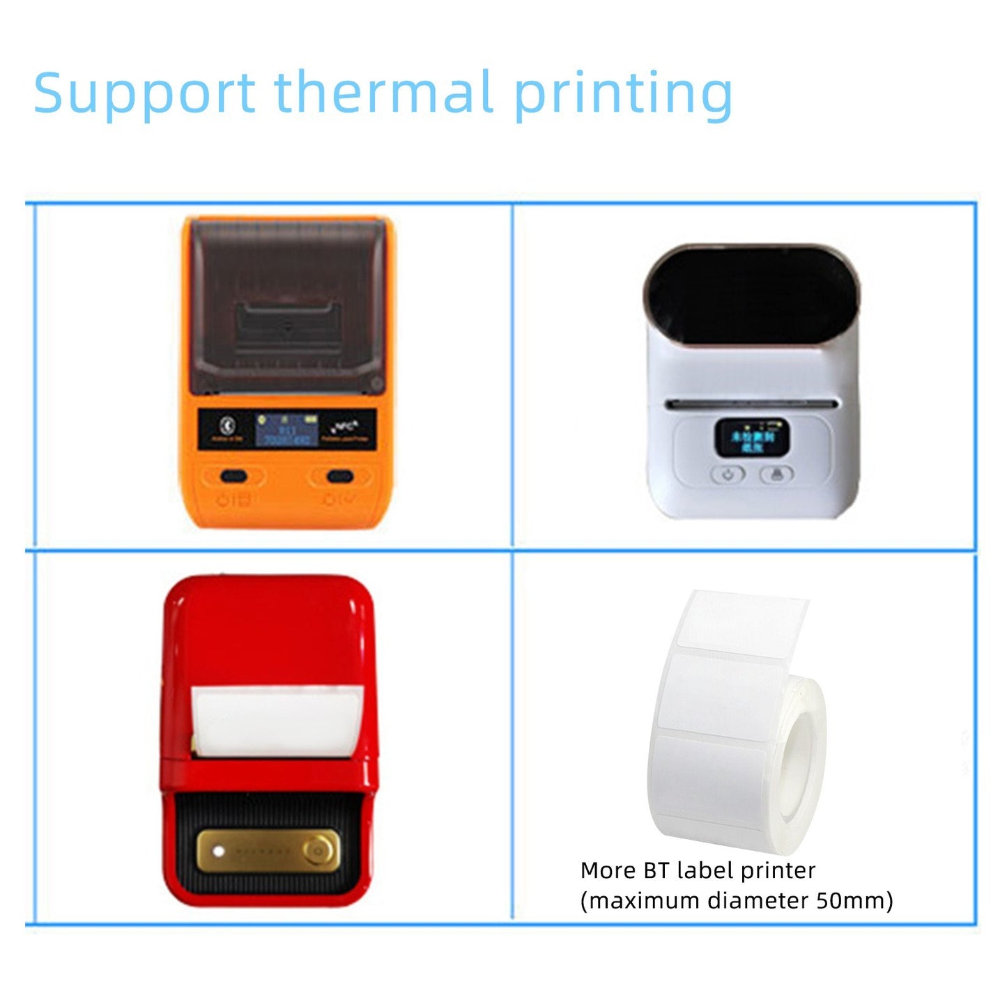Waterproof Thermal Shipping Labels 1.2x0.8 Inch Self-Adhesive Stickers for Printer - Office & Retail Compatible with B11/B21/B3S