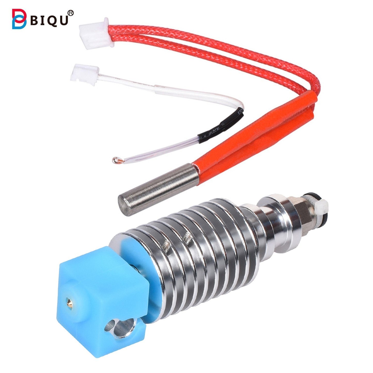 BIQU 3D Printer Hotend V5 J-head Kit for Anycubic Mega Series with 0.4mm Nozzle & Heater Wire - 12V Bowden Extruder, Compatible with ChironS