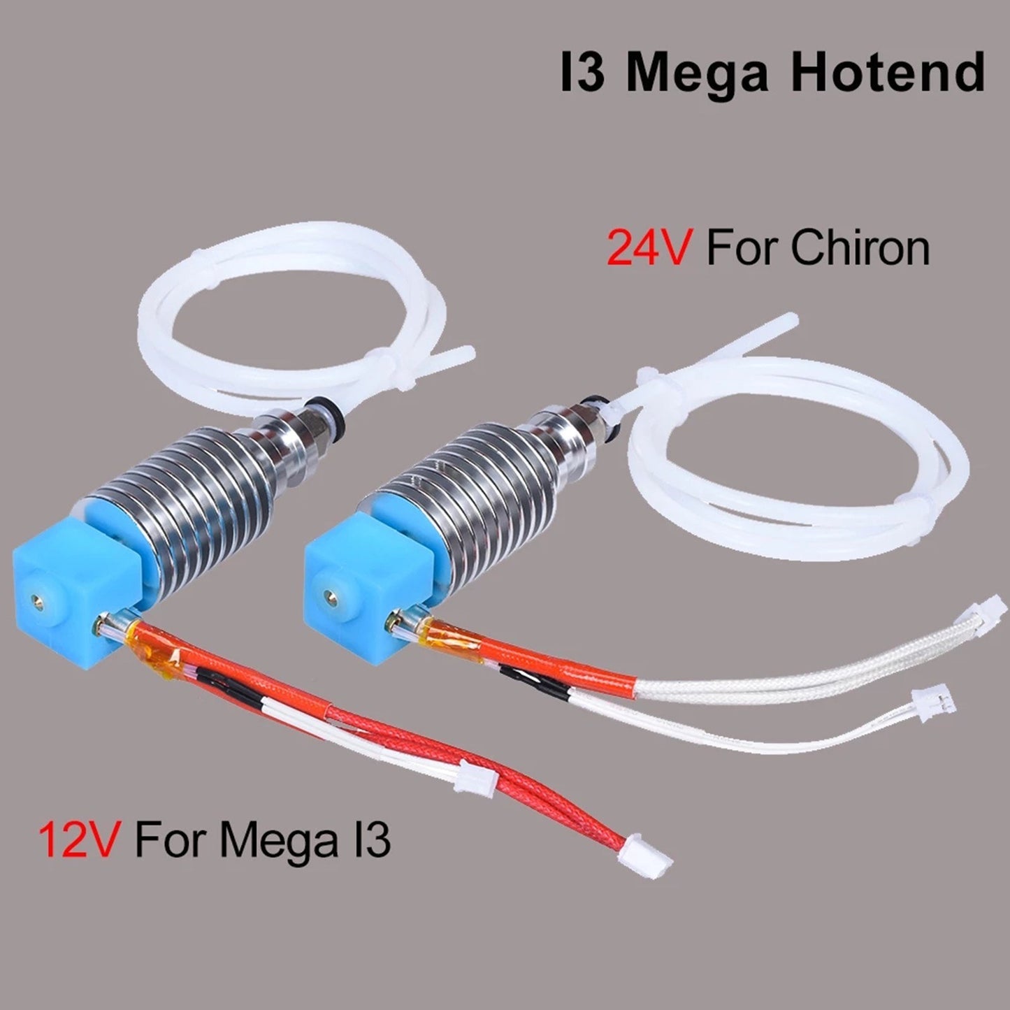 BIQU 3D Printer Hotend V5 J-head Kit for Anycubic Mega Series with 0.4mm Nozzle & Heater Wire - 12V Bowden Extruder, Compatible with ChironS
