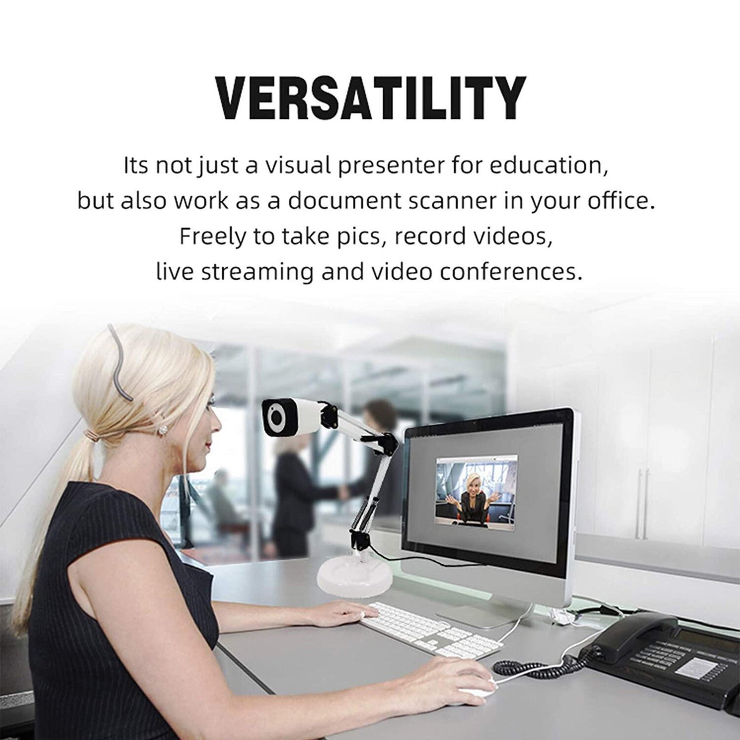 Dual Function Document Scanner & Webcam