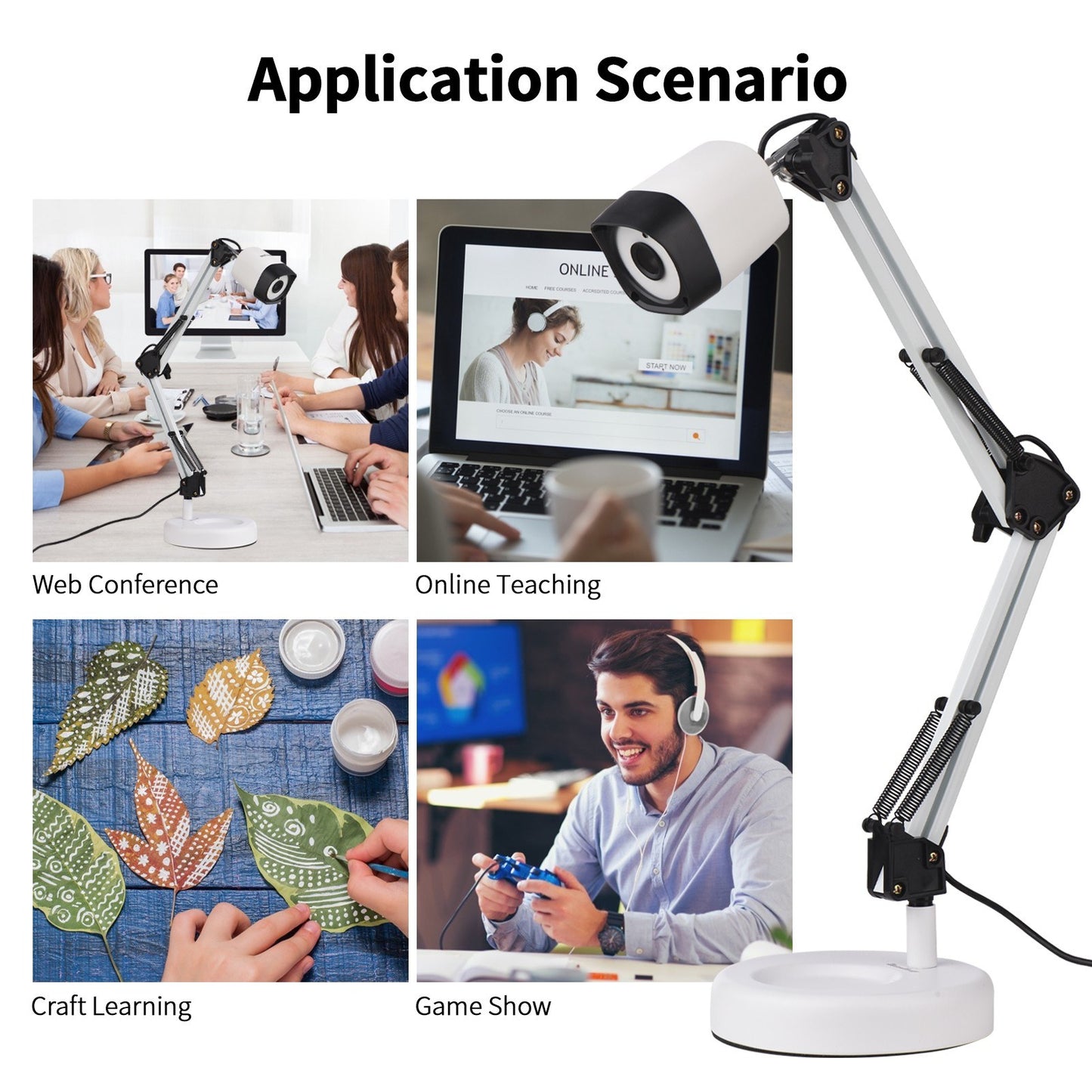 Dual Function Document Scanner & Webcam