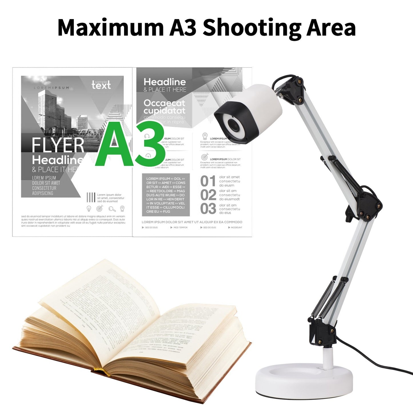 Dual Function Document Scanner & Webcam