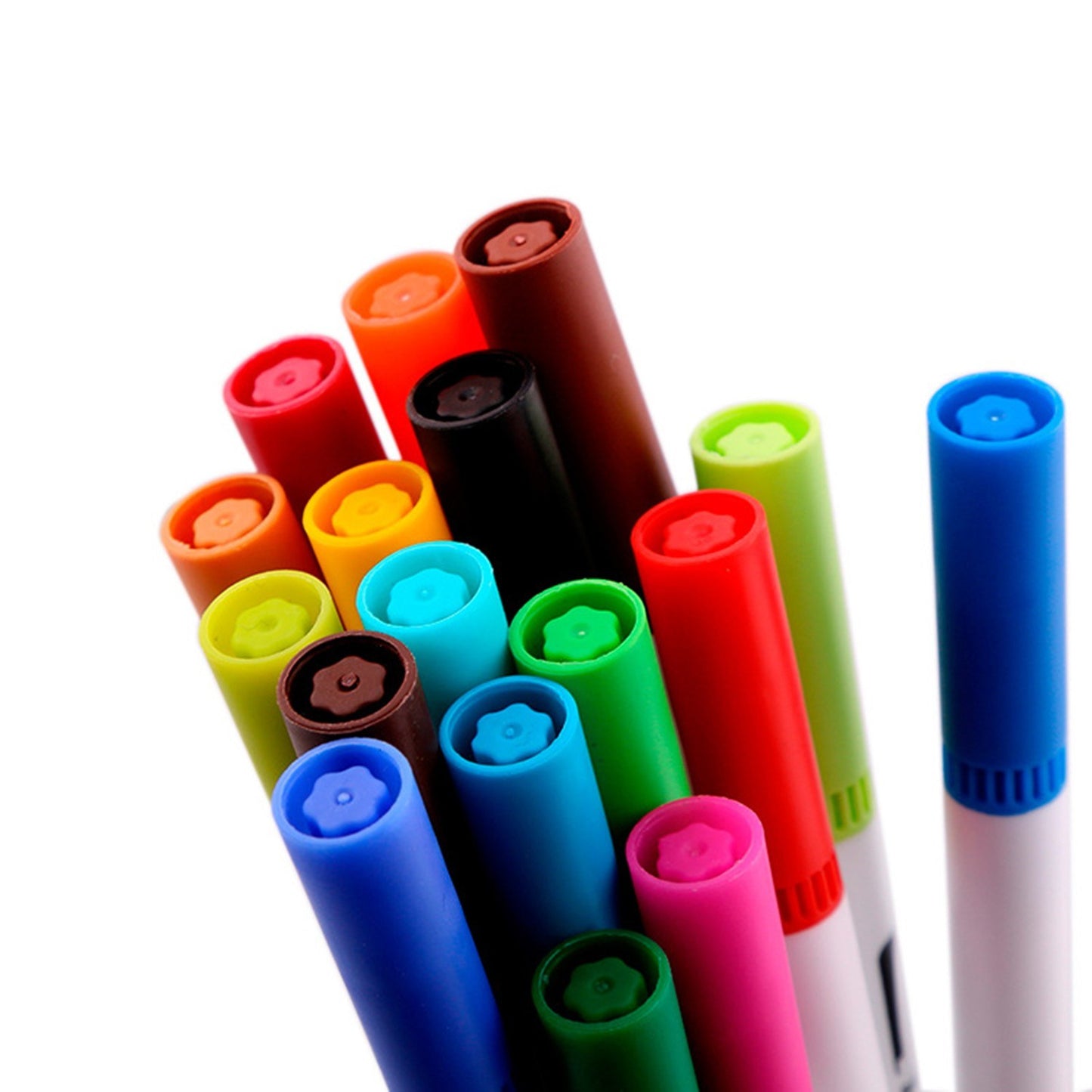 Dual Tip 12-Color Marker Set for Kids & Adults: Fine Point Art Pens for Coloring, Drawing, and Sketching