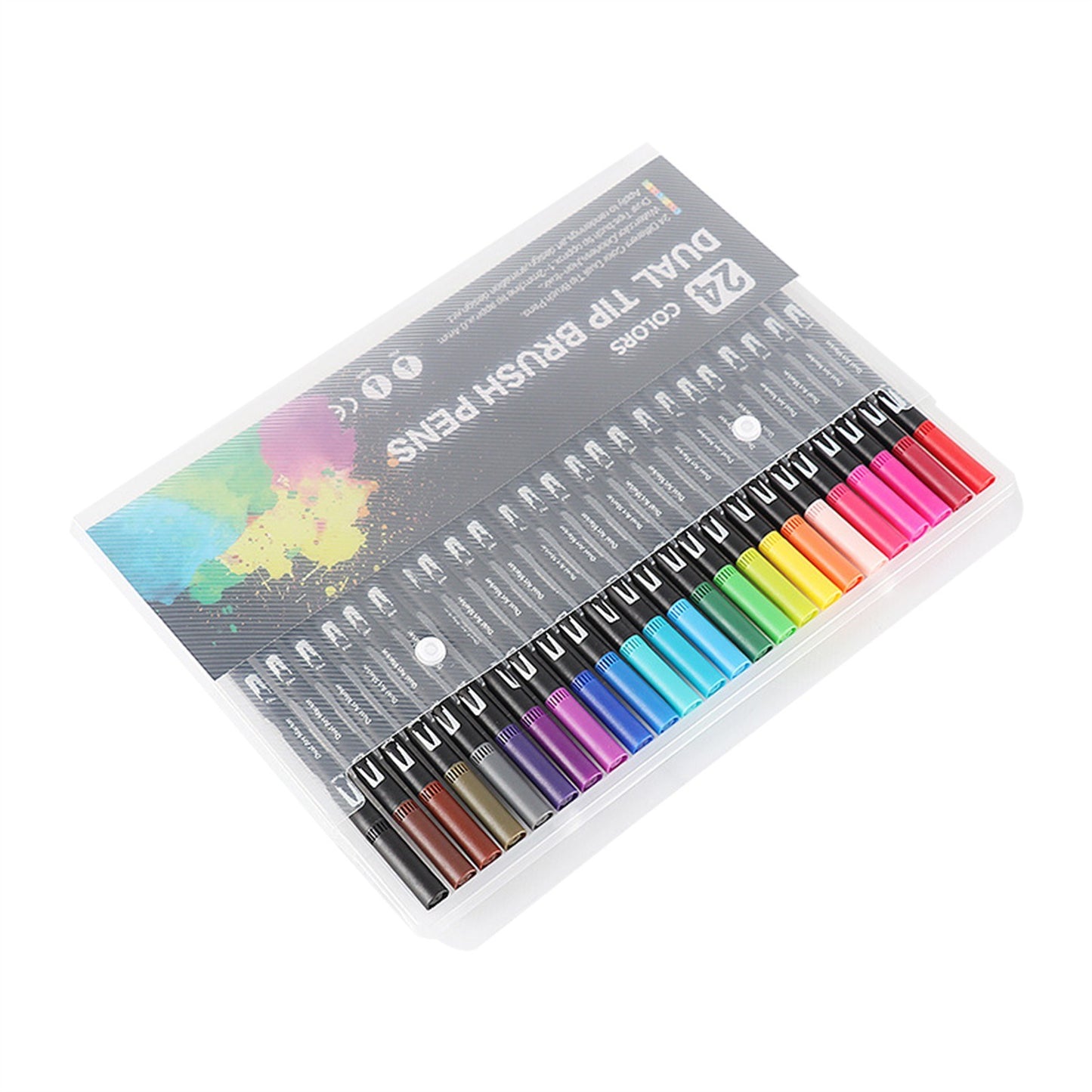 Dual Tip 12-Color Marker Set for Kids & Adults: Fine Point Art Pens for Coloring, Drawing, and Sketching